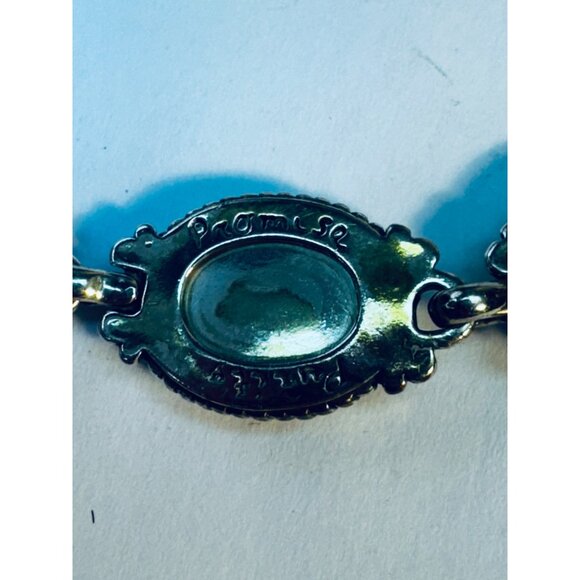 Carolyn Pollack Sterling Silver 925 Turquoise & Mother of Pearl Toggle Bracelet - Picture 10 of 12